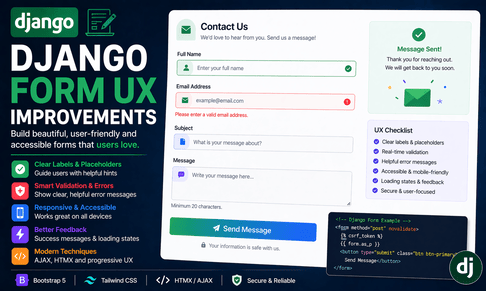 Django Form UX Improvements
