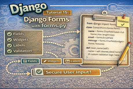 Django Forms with forms.py