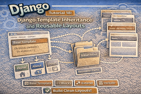 Django Template Inheritance and Reusable Layouts