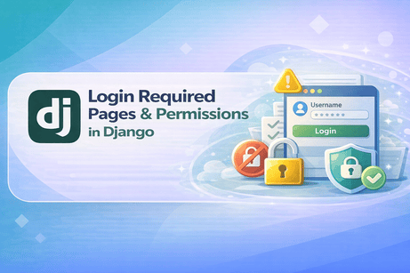 Login Required Pages and Permissions
