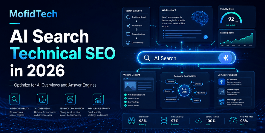 AI Search Technical SEO in 2026: How to Make Your Website Discoverable to AI Overviews, ChatGPT, Copilot, and Perplexity