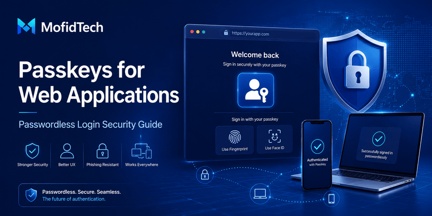 Passkeys for Web Applications: Passwordless Login Guide