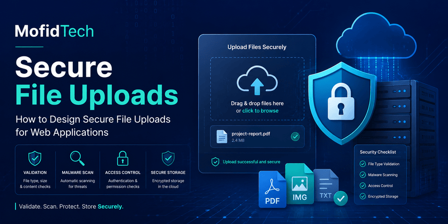 Secure File Upload Design for Web Applications