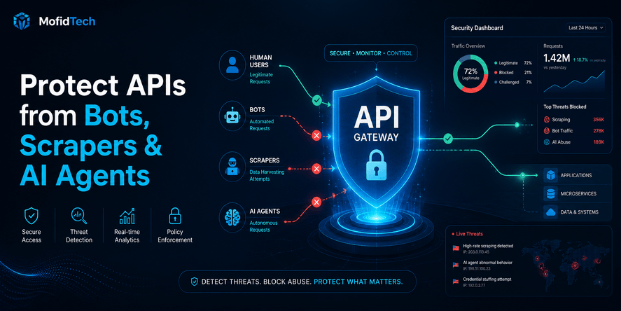 How to Protect APIs from Bots, Scrapers, and AI Agents