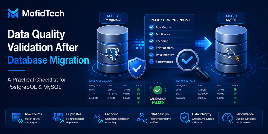 Data Quality Validation After Database Migration