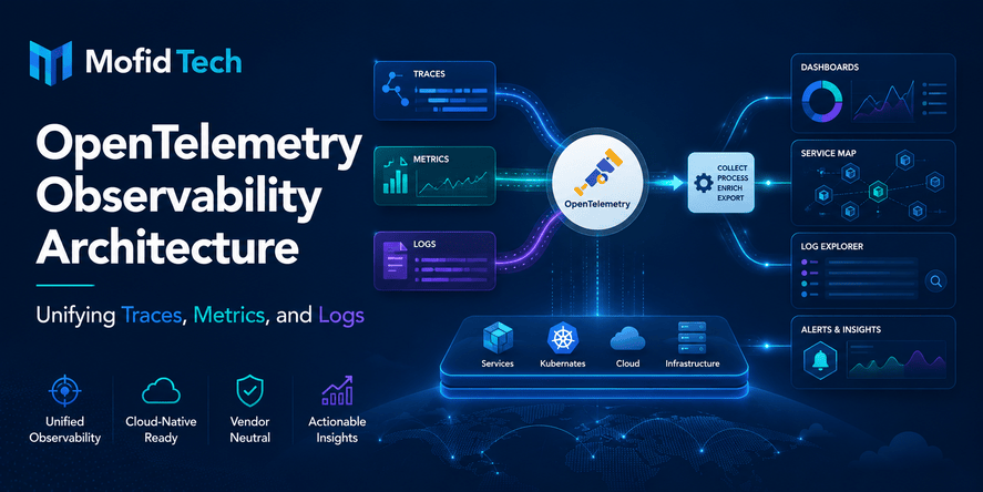 OpenTelemetry Observability Architecture: How to Unify Traces, Metrics, and Logs Without Vendor Lock-In