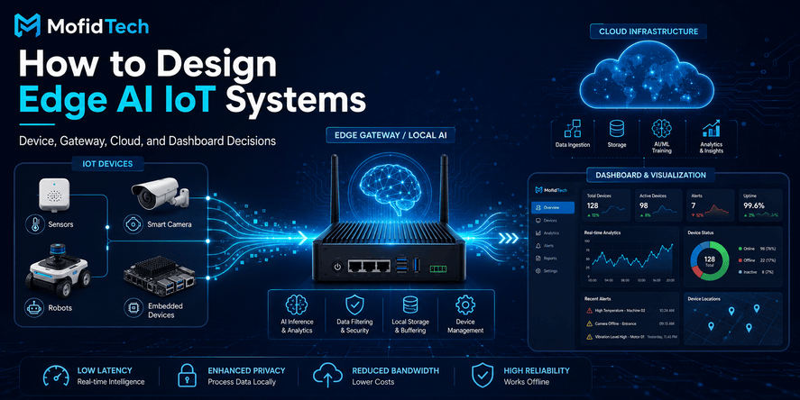 Edge AI IoT Architecture: Device, Gateway, Cloud