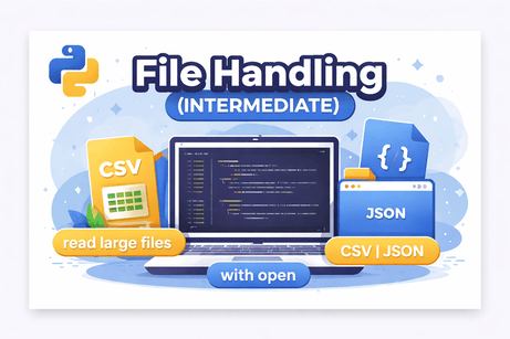 Intermediate Python — Lesson 5 File Handling (Intermediate)