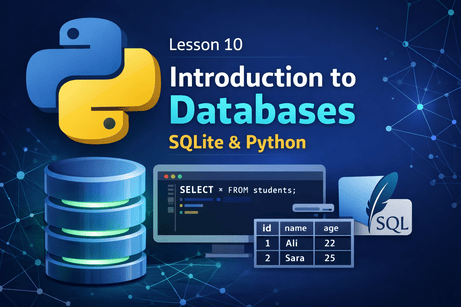 Intermediate Python — Lesson 10 Introduction to Databases (SQLite + Python)