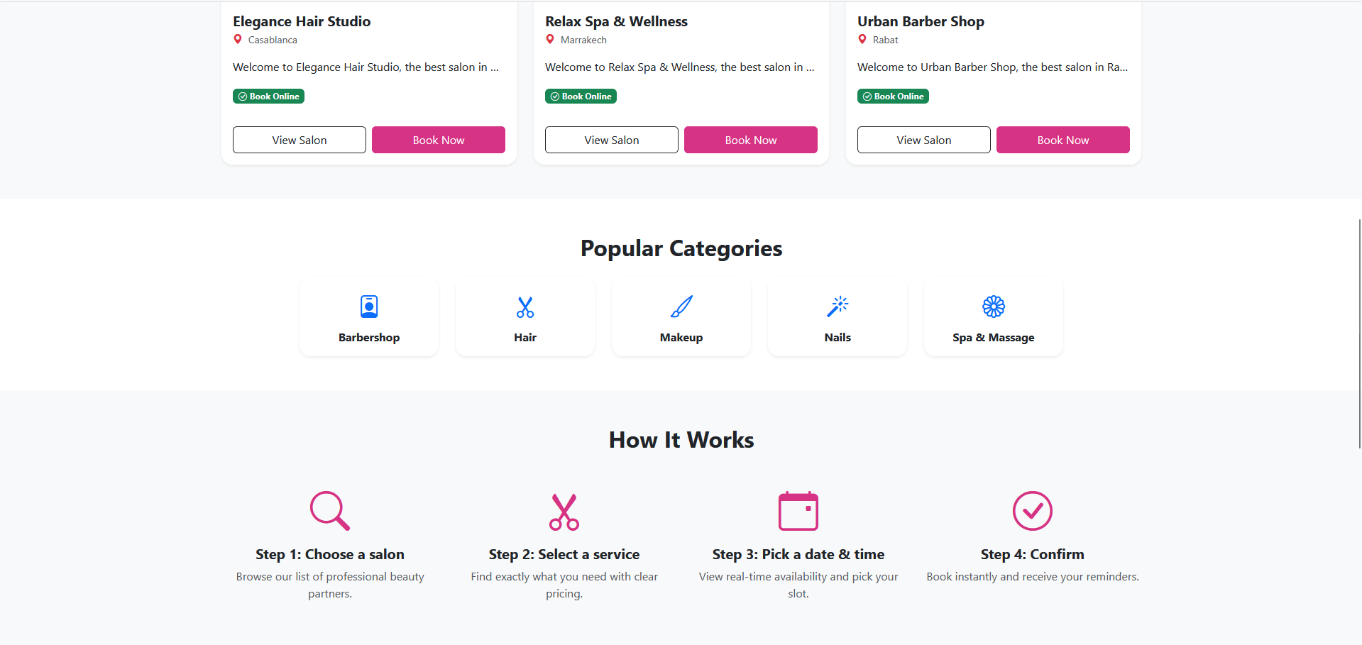Gallery image 4 for MofidBooking - Premium Multi-Salon Appointment & Management System