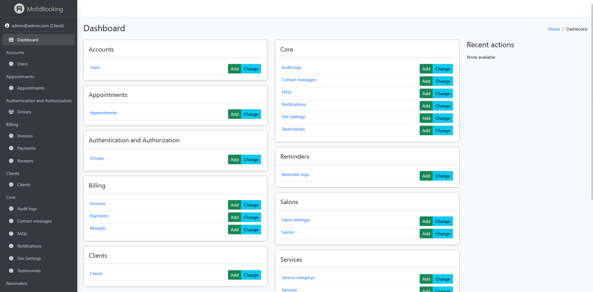 Gallery image 6 for MofidBooking - Premium Multi-Salon Appointment & Management System